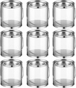 Luxshiny 12pcs Transparent Candy Storage Jar with Handle Snack Jars for Parties Airtight Container for Tea Cookies and Treats