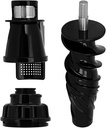 N85R Juicing Auger End Cap And Juice Screen,compatible For Omega,Juicer Body Replacement Parts NC900HDC NC800HDS 8006 8005 8004 8003