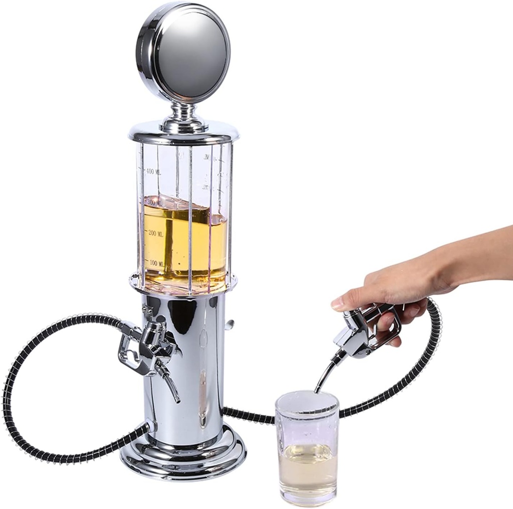 Tyenaza Liquor Dispenser, Beer Dispenser Bar Metal Double Gun Gas Pump Nozzle Beer Wine Liquor Dispenser Soda Beverage Pourer, #792, Tyenaza8d4womz57u
