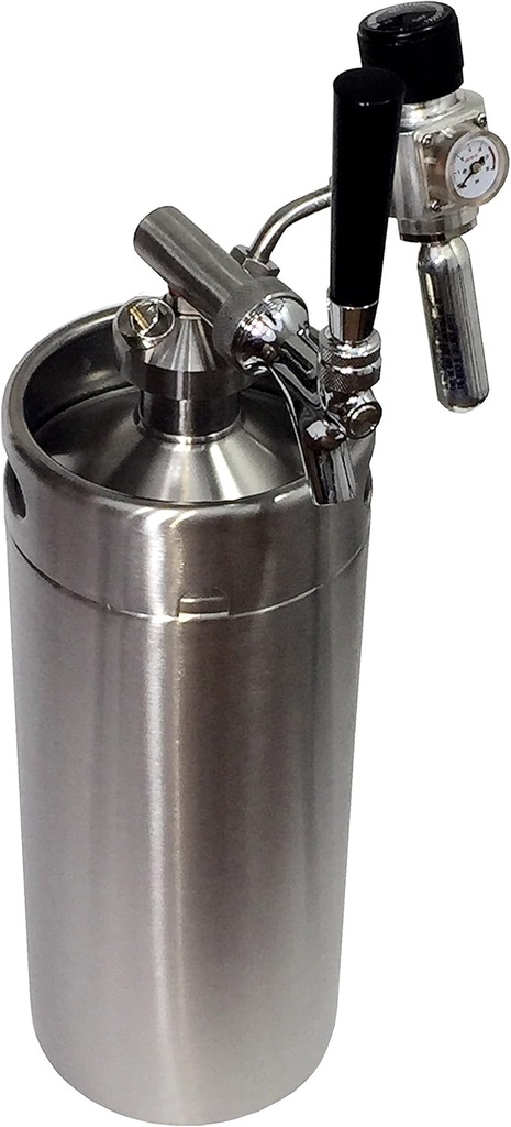 3.6 liter Keg Growler Tap System