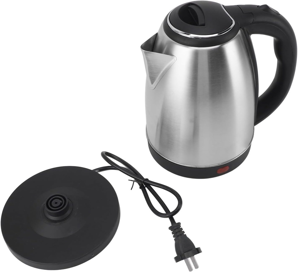 Electric Kettle, 2L 1500w Auto Shut off Electric Tea Kettle Stainless Steel Liner Electric Teapot Sturdy Electric Kettles for Boiling Water Water Kettle(US Plug)