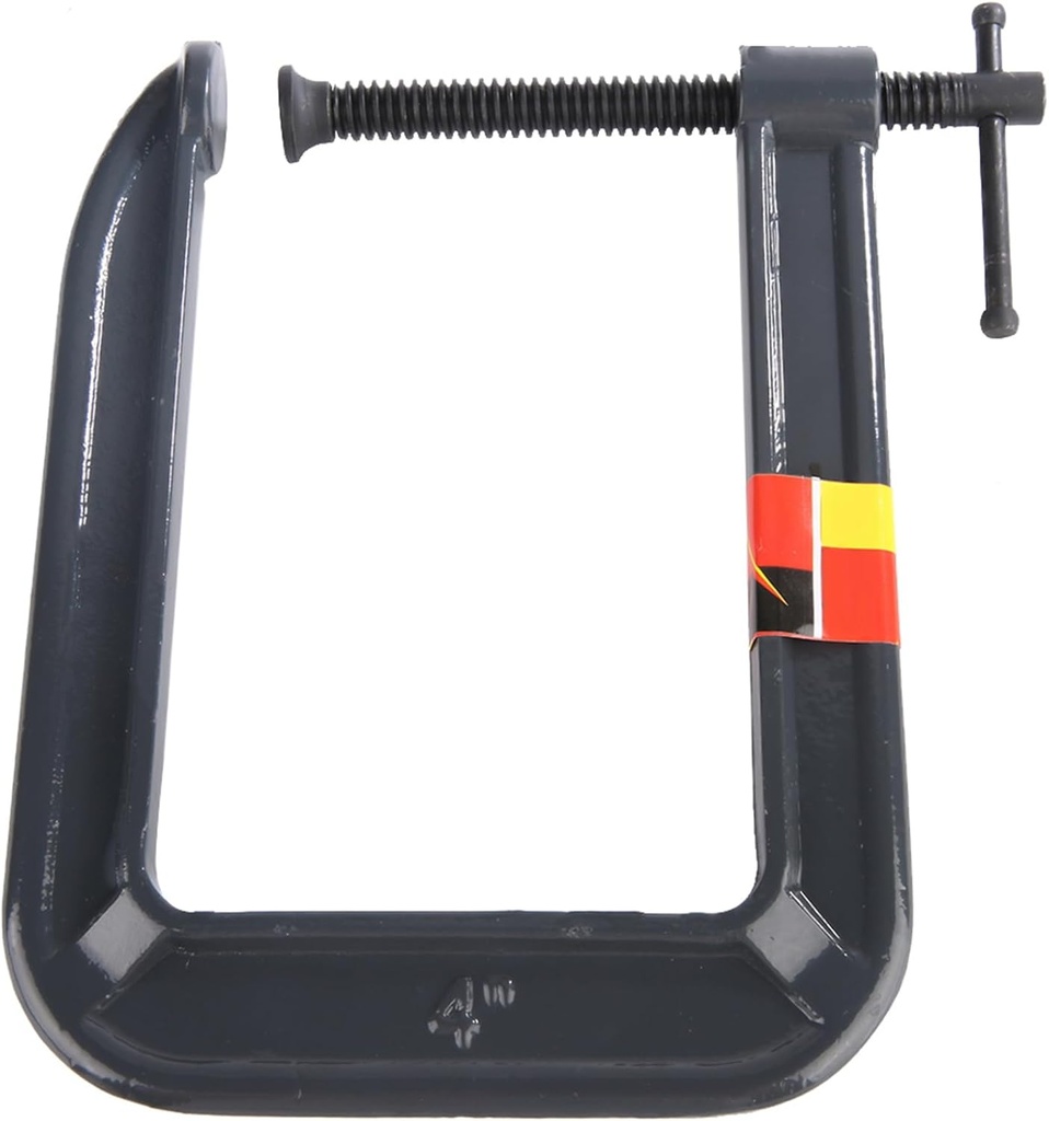 Heavy Duty C Clamps for Woodworking, Deep Throat G Type 100mm x 185mm Clamp for DIY Carpentry Projects Clamping Tool