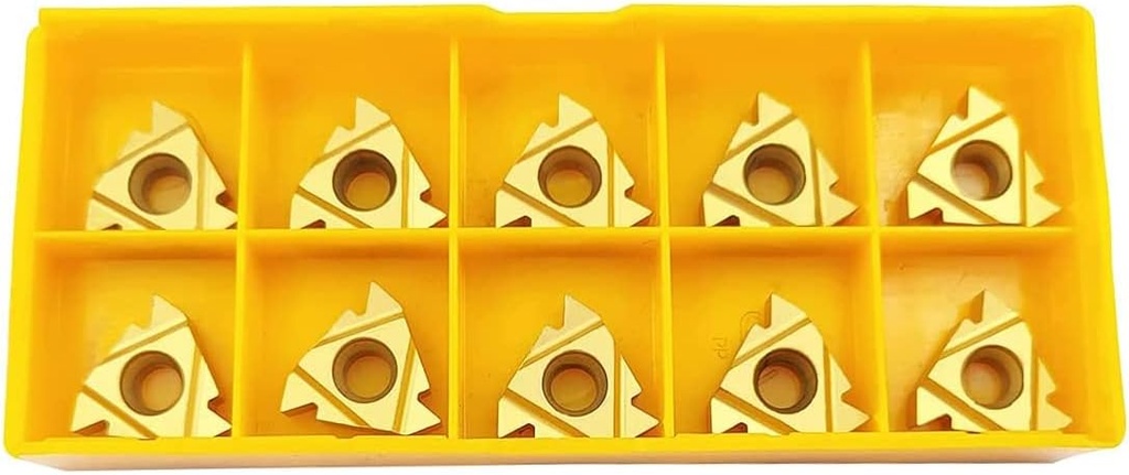 10PCS 16ER AG60 / 16IR AG60 CNC Lathe Indexable Threading Carbide Turning Insert Blade (16IR AG60)
