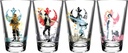Star Wars Rebels Pint Glass Set - 16 oz. Glass Capacity - Set of 4 Glasses - Classic Shape