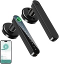 IRONZON Fingerprint Door Lock Smart Door Lock with Keypad Keyless Entry Door Lock with Handle for Home Hotel Office Apartment Bedroom