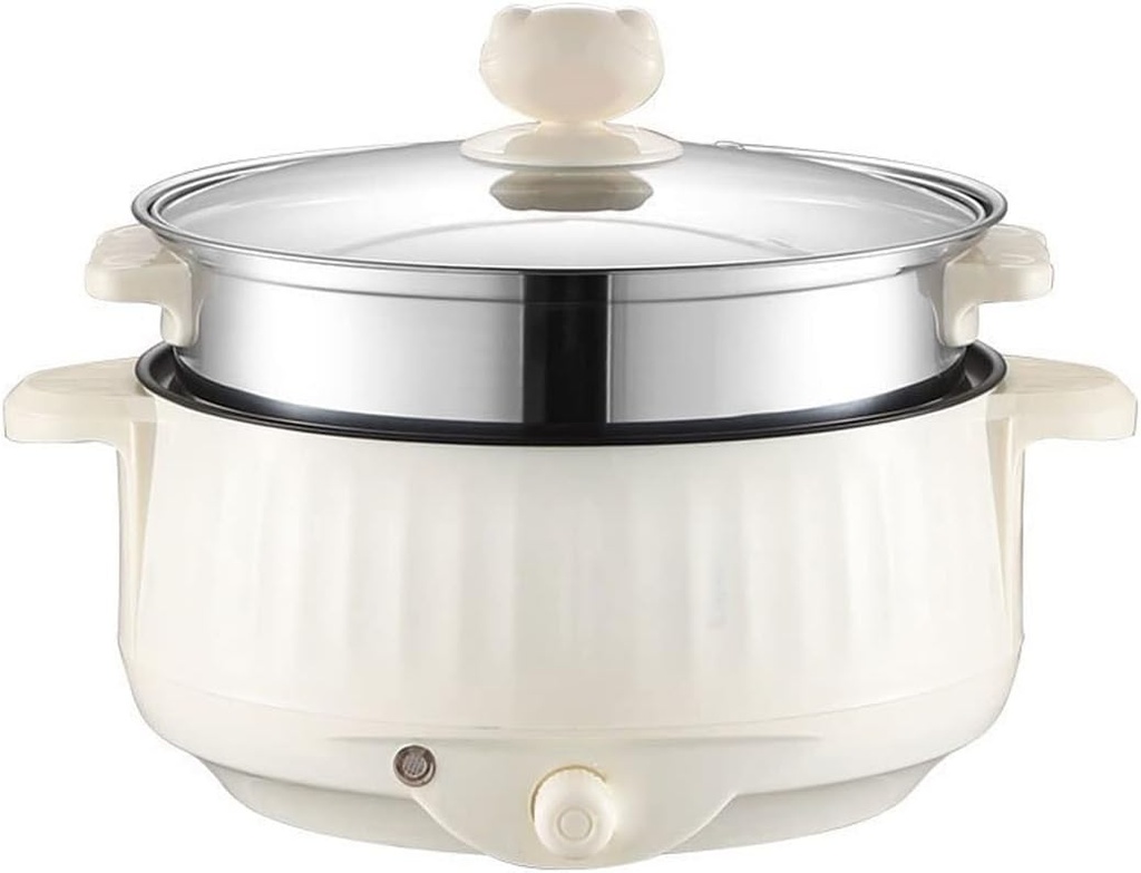 WeBert Stock Pot, Multi Cookers Single/Double Layer Electric Pot People Household Non-Stick Pan Hot Pot Rice Cooker Cooking Appliances Stewpot