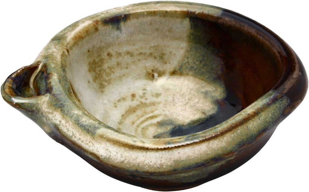 Mino Ware 044-0052 Hashiba Bei Single Mouth Small Korean Karatsu