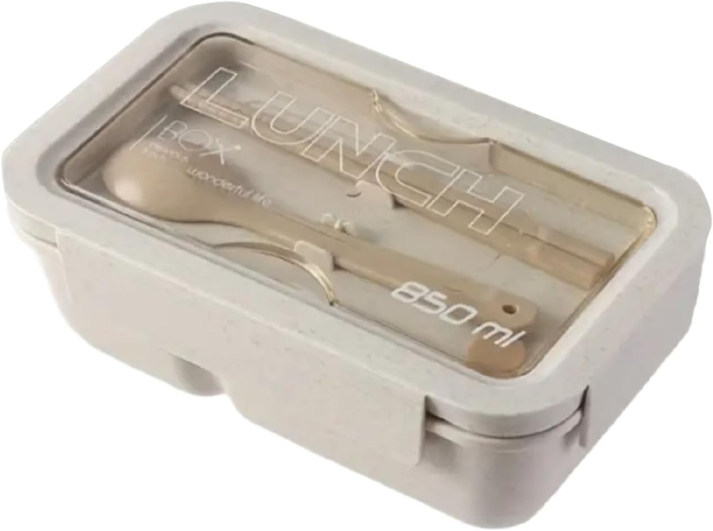 SEDLAV Bento Box Set: Leakproof, Microwave, and Freezer- Lunch Container with Salad Compartment, Spoon, and Chopsticks