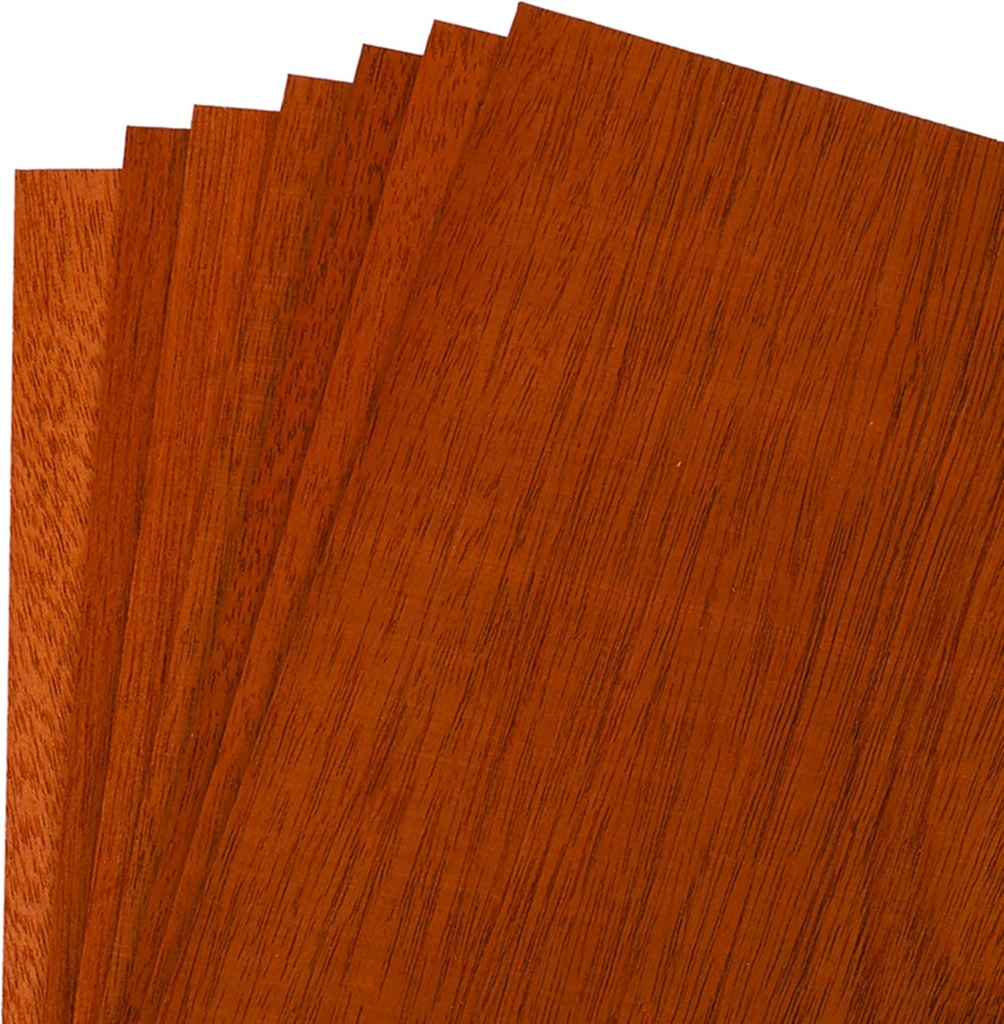 Mahogany Veneer, 8" X 8", 7-Piece