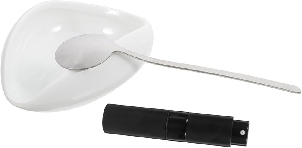 Ciieeo 3pcs Complete Ceramic Tea Set Scoop Salt Scooper Dosing Cup Porcelain Sugar Scooper