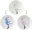 Japanese Sake Cup for Tea and Sake, Ceramic Tea Cup, Thermochromic Design with Plum Blossom Sake Cups