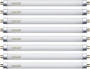 8 Pack F8T5/CW Fluorescent Bulbs, T5 12 inch 8 Watts Under Cabinet Light Bulb Cool White, G5 Mini Bi 420 Lumen