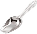 Stainless Steel Atta Scoop Shovel Kitchen Wheat Flour Scoop Spoon For Rice, Pulses, Grain, Ice, Sugar In Home, Restaurant - Pack Of 1 (Length- 6 Inches)