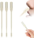 3PCS Nasal Hair Cutter,2026 Upgraded Manual 360° Rotating Nostril Hair Removal Tool Double Sided Nose Hair Blade,Nose Hair Trimmer with Ear Picker for Women Men Travel Essentials (Beige)