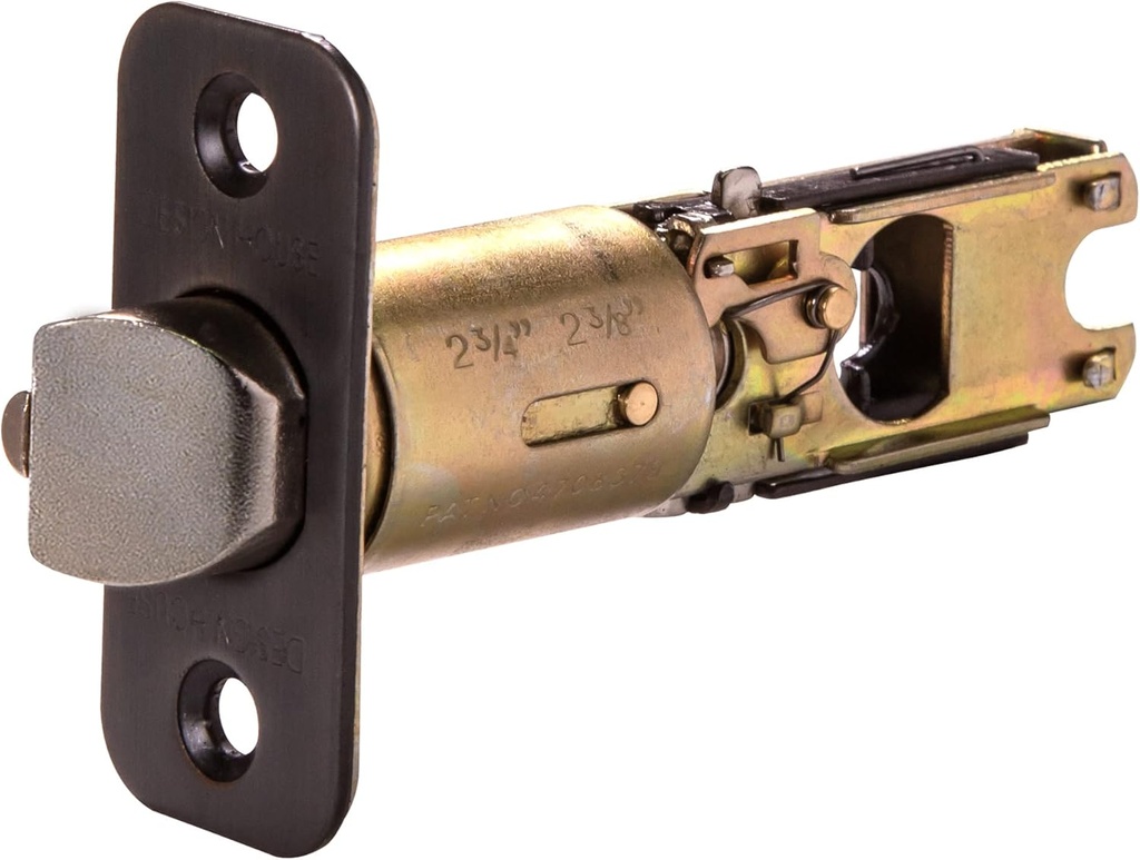 Design House 790527 2-Way Adjustable Entry Round Corner Latch Oil Rubbed Bronze