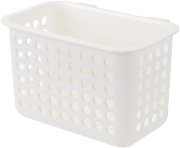 Unomor Laundry Storage Bin Kitchen Cabinet Basket Pp Material Hanging Hollow Basket Lid for Kitchen Bathroom Hall
