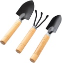 3PCS Mini Garden Tools Indoor Plant Tools Set Garden Shovel Mni Rake Small Gardening Tools Set Hand Rake Gardening Spade Gardening Supplies Indoor Garden Trowels for Women and Men