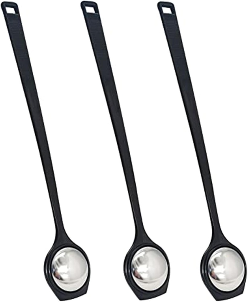 Hdtyyln 3 Pcs Ice Mallet, Ice Tapper, Stainless Steel Mallet for Crushed Ice, Ice Picks, Ice Crushers for Home Use Gadget, Bar Drinks Mixed Tools, Portable Mallet Tool for Bartender, Black