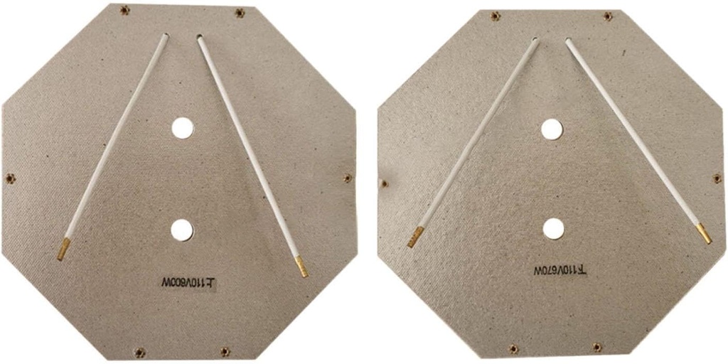 MagiDeal Egg Waffle Machine Heating Plate Heating Sheet Simple to Install Multifunction Home Mica Sheet for Cooking Plate Attachments, 110V