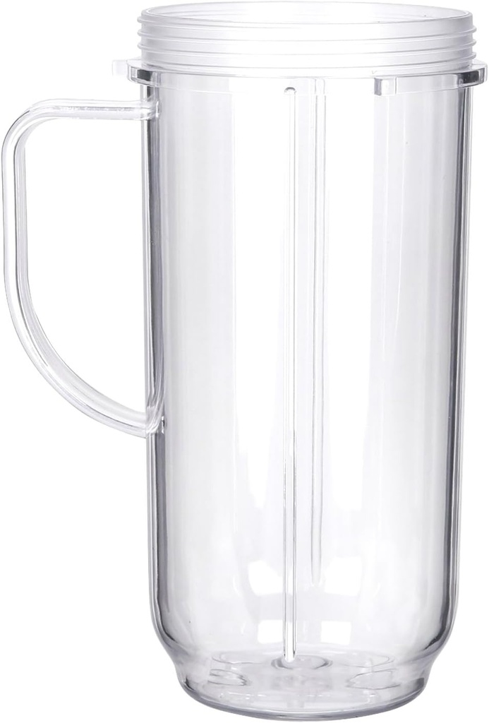 Tall 22oz Replacement Part Cup For Magic Bullet Replacement Parts 22OZ Blender Cup Jar compatible with 250W Magic Bullet MB1001 Series Juicer Mixer