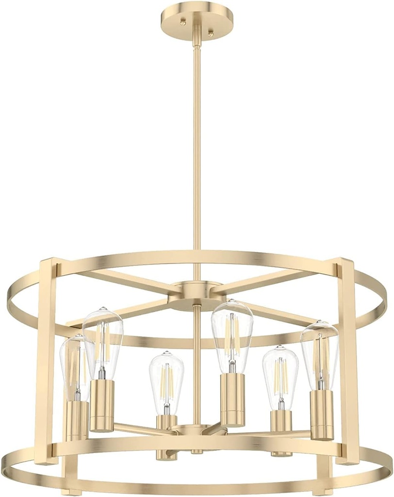 Hunter Fan Company 19960 Astwood Chandelier, 21x26x26, Alturas Gold