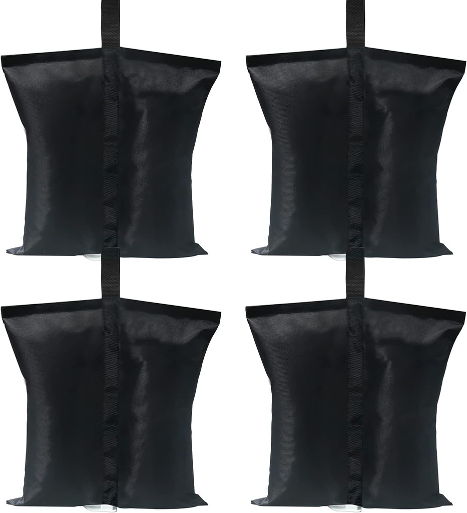 ABCCANOPY Canopy Weights 120 LBS Gazebo Tent Sand Bags,4pcs-Pack (Black)