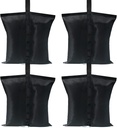 ABCCANOPY Canopy Weights 120 LBS Gazebo Tent Sand Bags,4pcs-Pack (Black)