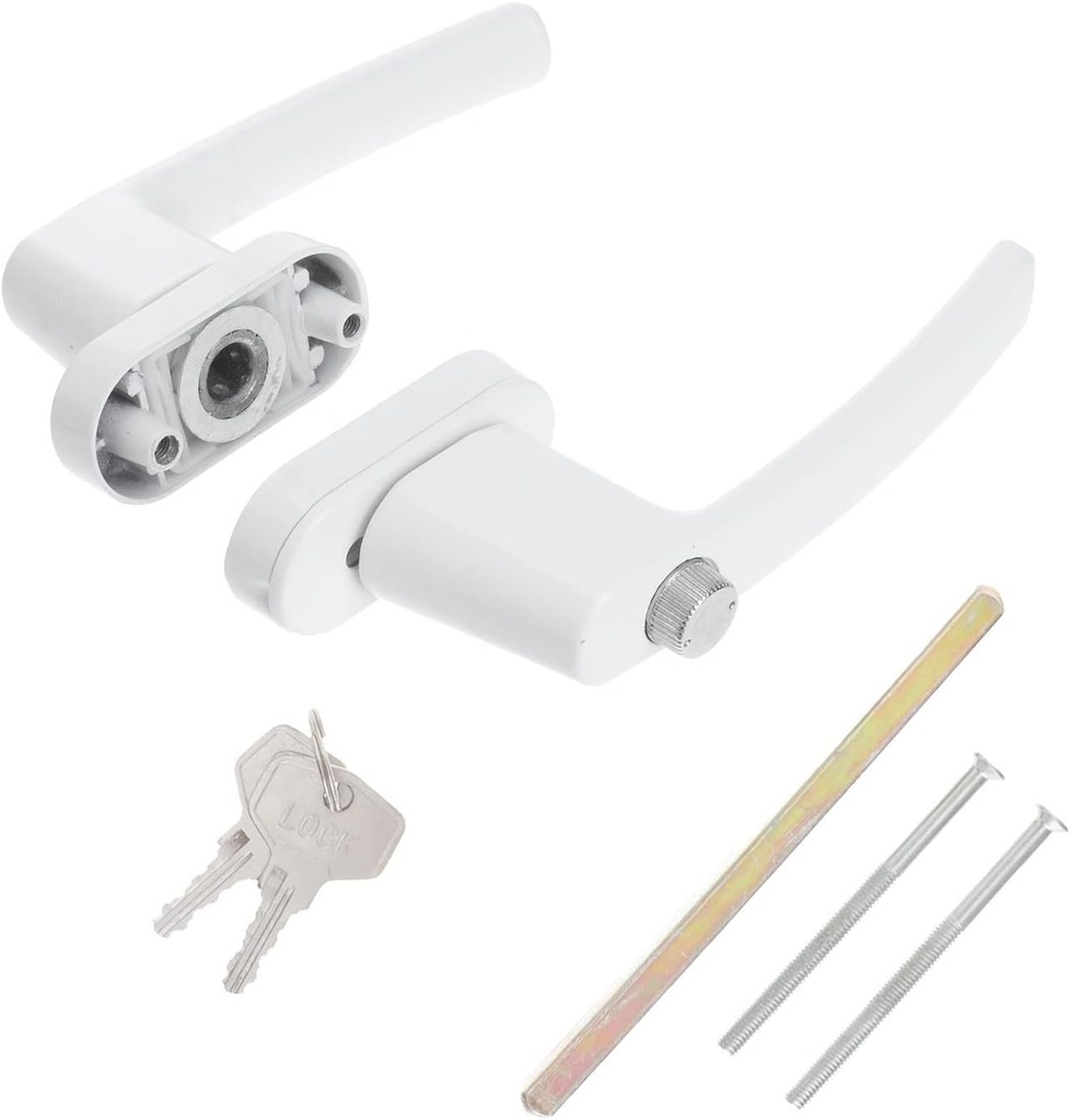 Door Knobs Door Lever Handle Lock Entry Set End Two Windowmetalknob Reversible Locks Handles Knobs Exterior Levers Privacy Passageoutside