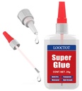 (2-in-1) Super Glue with Brush Applicator & Nozzle, Mess Free Superglue Brush, Instant Glue for All Purpose and Fast Setting for Projects and Repairs,3000 CPS Clear Cyanoacrylate Glue
