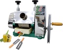 INTSUPERMAI Manual Sugar Cane Juicer Machine Commercial Sugarcane Press Extractor Crusher Squeezer with 110-330lb/h Output 2 Knives Stainless Steel Shell