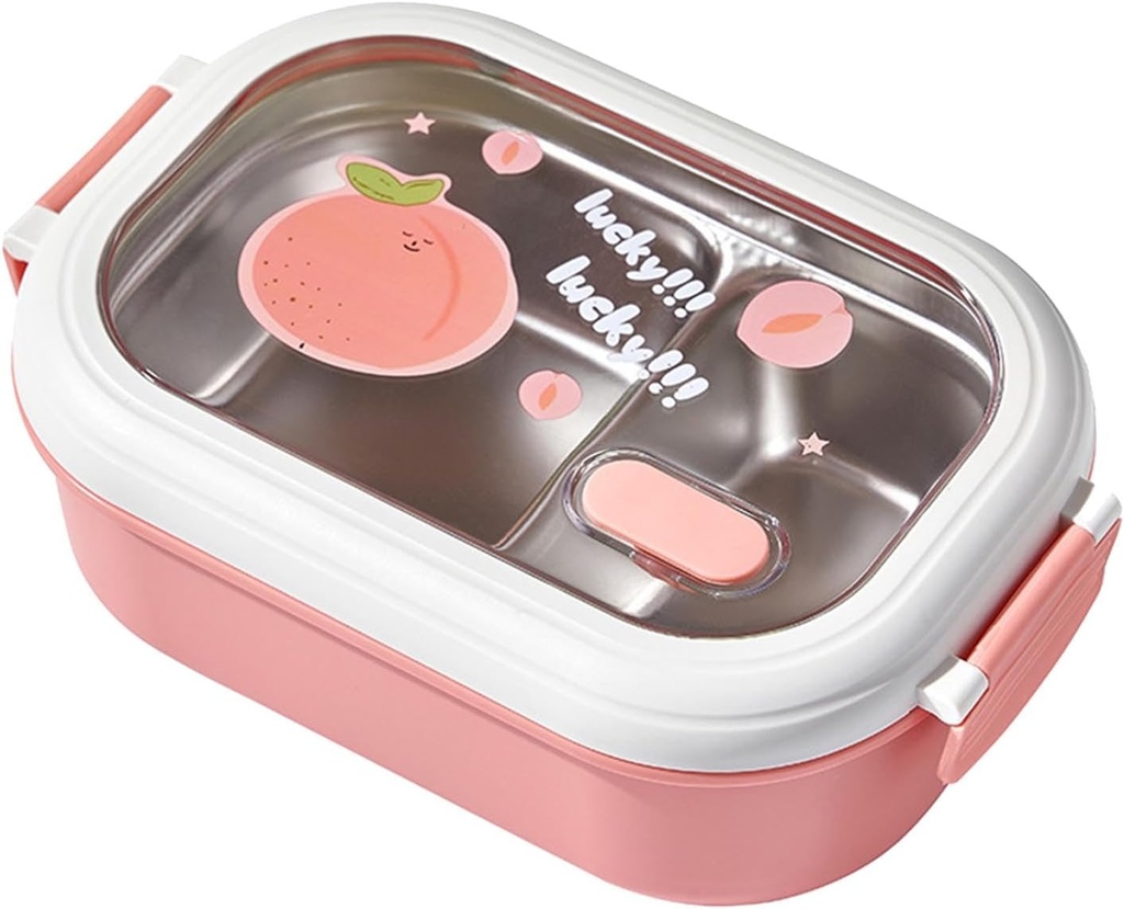 TOPINCN Lunch Box Canteen Office Workers Separated Type Compartment Insulation Insulated Insulating with Lunch Boxed Lunch Boxes ()