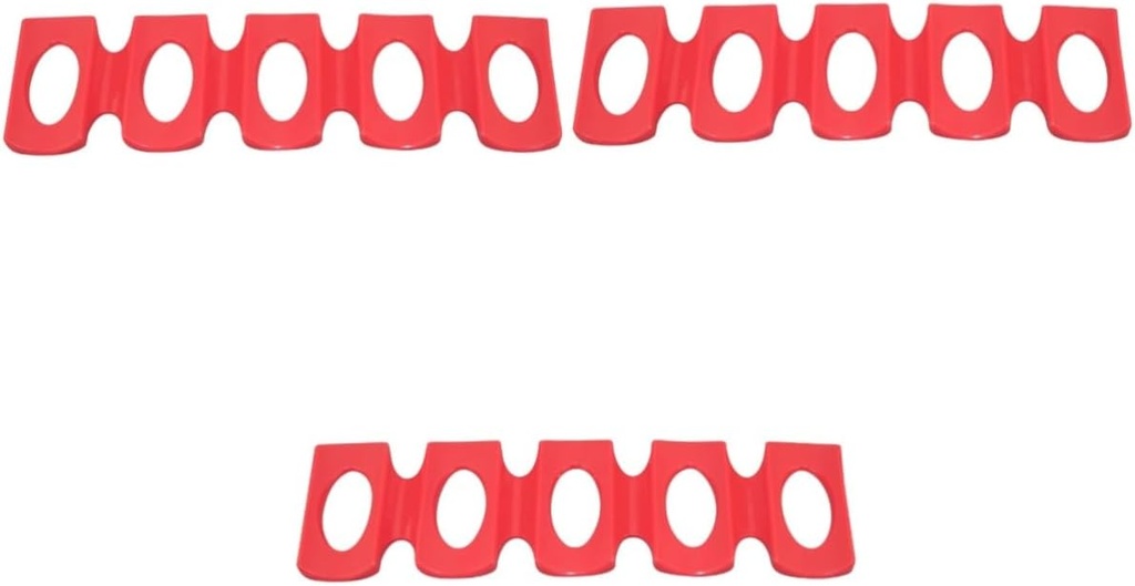 3pcs Silicone Can Rack Drink Organizer for Fridge Stacking Bottle Holder for Wine Beer Soda Storage Pad Random Color