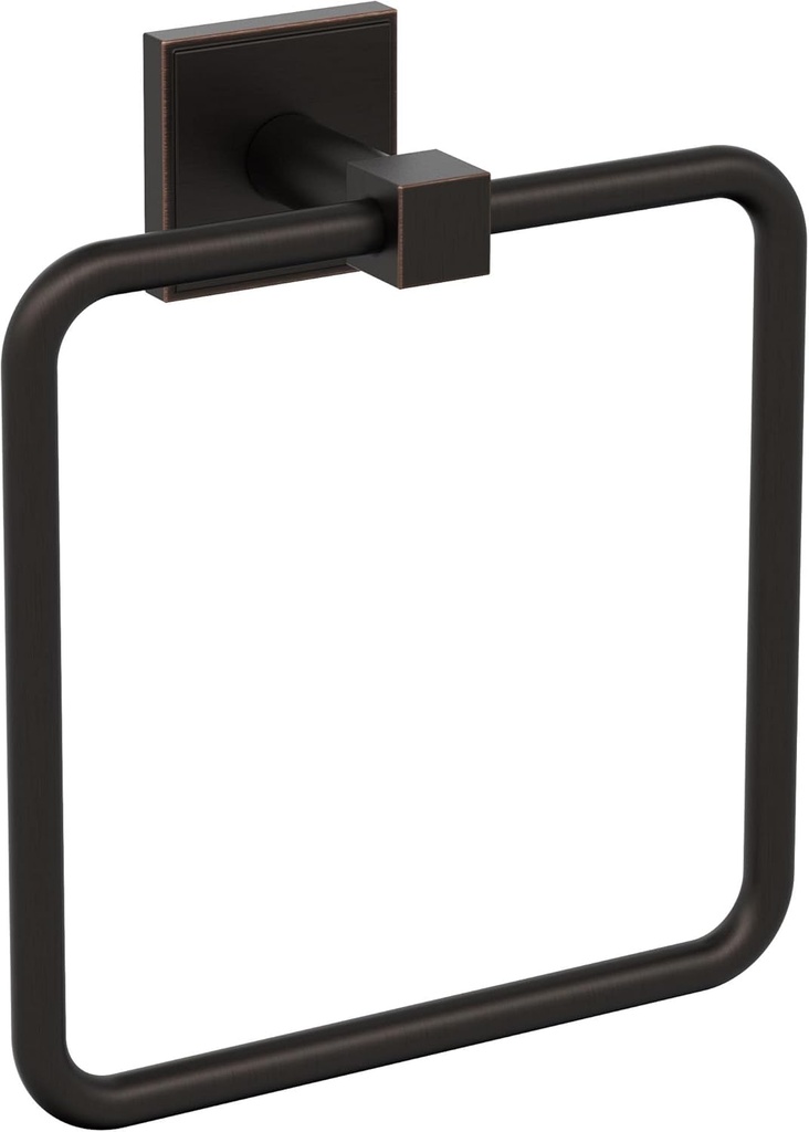 Amerock BH36072ORB Oil Rubbed Bronze Towel Ring | 7-1/16 in (179 mm) Length | Appoint Collection | Hand Towel Holder for Bathroom Wall | Small Kitchen Accessory | Bath Accessories