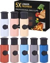 Mr. Pen- Squeeze and Lock Bread Bag Clips, 8 Pack, Multicolor, Squeeze and Lock Bread Clips Reusable