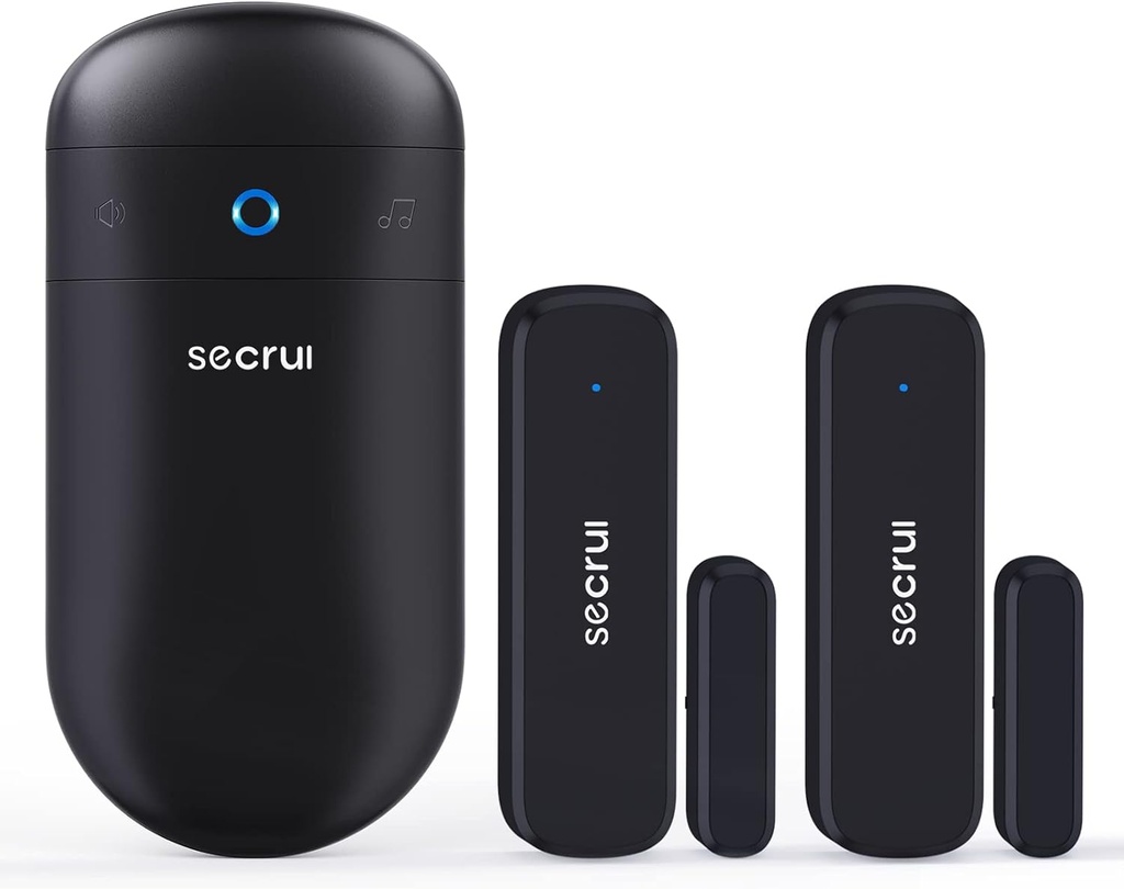 Door Chime, Door Sensor Chime for Door Opens – Door Ringer with 500ft Operating Range 52 Chime Adjustable Volume Mute Mode LED Indicators –Entry Alert Chime for Business/Home