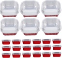 40 Sets Aluminum Foil Cake Boxes Tiramisu Baking Food Storage Boxes for Oven Microwave Air Fryer with High Lid