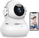 litokam Security Camera Indoor 2K, 360 Pan/Tilt Cameras for Home Security with Motion Detection, Baby Monitor for Pet/Dog with Night Vision, 2.4GHz WiFi Cam with Phone App & 2-Way Audio