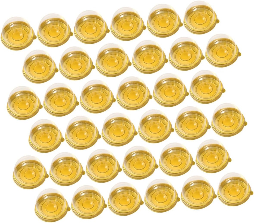 Zerodeko 50Pcs Dome Box Individual Cupcake Containers for Desserts Dessert Wrapping Box with Smooth Surface for Food Storage