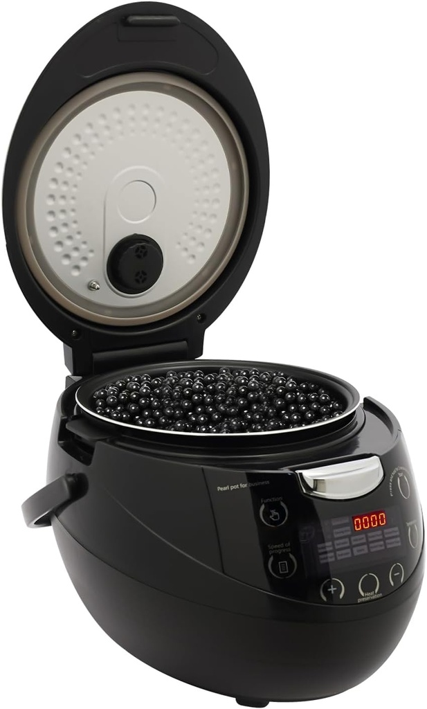 6L Boba Maker Machine 900W Commercial Pearl Cooker Automatic Tapioca Cooker for Pearls Automatic Pearl Warmer Machine for Restaurant, Milk Tea Store