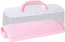 Practical Bread Box Bread Box Portable Handle Bread Bin with Clear Cover Practical Bread Holder Large Capacity Rectangular Bread Storage Save Space