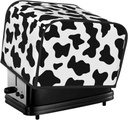 Oven Cover Kitchen Bread Machine Protector,4 Slice Toaster Cover For Home,Fingerprint Coaster Cover,Kitchen Small Appliance,Milk Cow