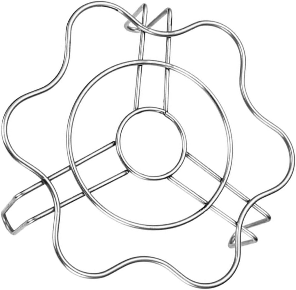 Stainless Steel Steamed Egg Rack Cooking Steamer Basket Stove Support Food Steamer for Cooking Milk Pot Support Steam Stove Bracket