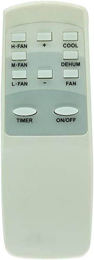 HCDZ Replacement Remote Control for Daewoo DWC-0520FRL DWC-0520RLE DWC-1220FCL DWA-1220R DWC-1220R DWA-1220C Portable Room Window Air Conditioner