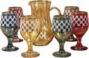 Lorenzo Import 7 Piece Fantasy Pitcher and Goblet Set, Multicolor