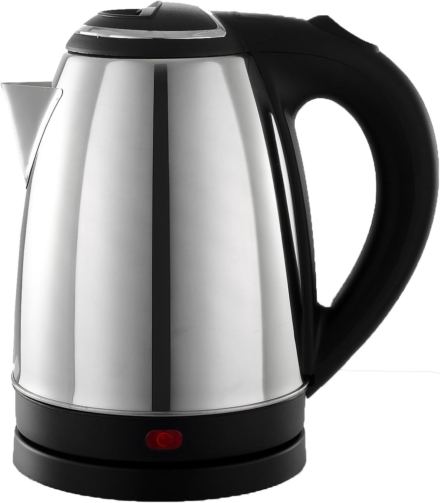 Mogart Kenlanz 1.8L Electric Kettle, Tea Pot Kettle, 1000W Rapid Boil, Water Kettle with Auto Shut-Off & Boil-dry Protection, Stainless Steel & Cordless Design, Easy Clean, Silver