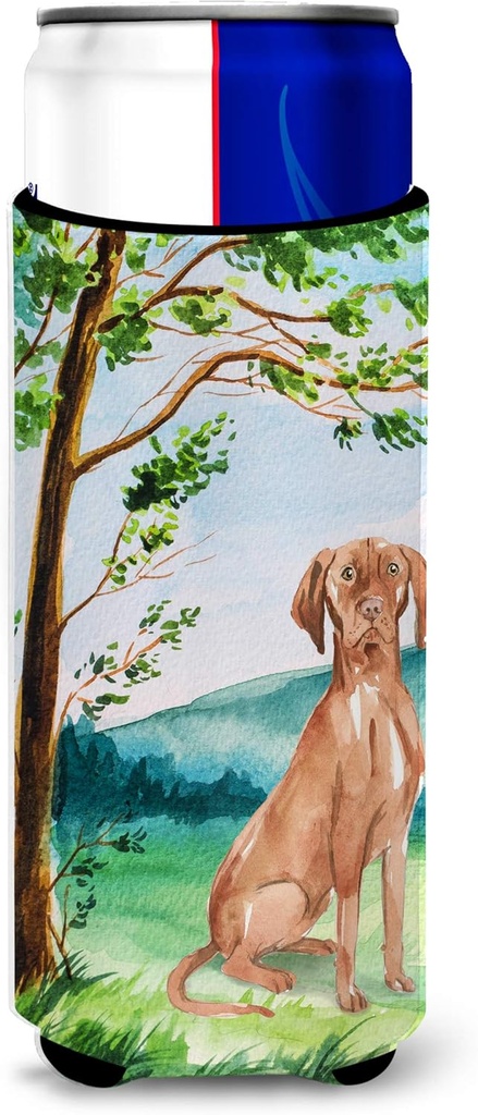 Caroline's Treasures Michelob Ultra Hugger for slim cans cold-beverage-koozies, Multicolor