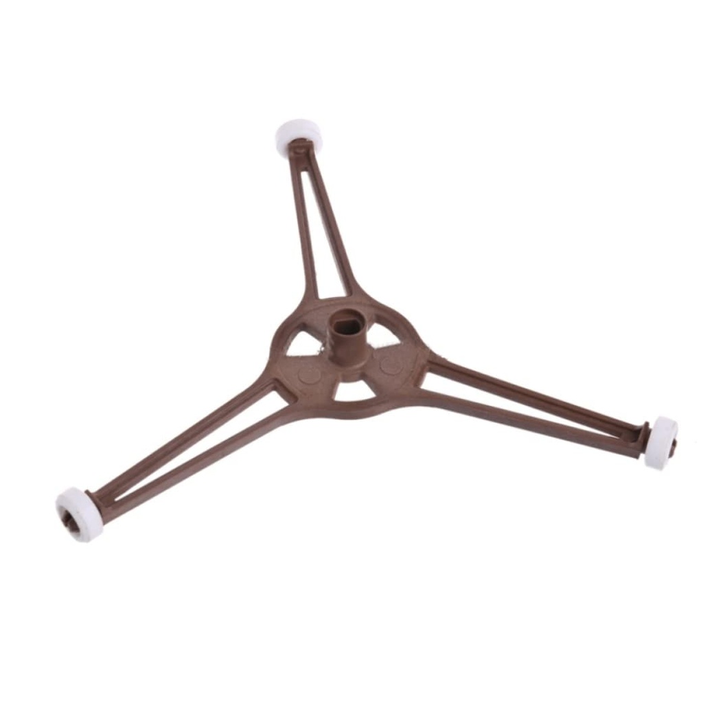1pc Triangle Microwave Oven Plate Tray Rotating Ring Support Roller Replacement Ring Assembly for Microwave 24.5CM Dia Microwave Inner Dia Plate Tray