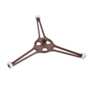 1pc Triangle Microwave Oven Plate Tray Rotating Ring Support Roller Replacement Ring Assembly for Microwave 24.5CM Dia Microwave Inner Dia Plate Tray