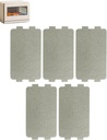 5 PCS Waveguide Cover, Universal Microwave Oven Mica Plate Sheet, 117mm X 64mm, Replacement Accessory for Home Kitchen Office