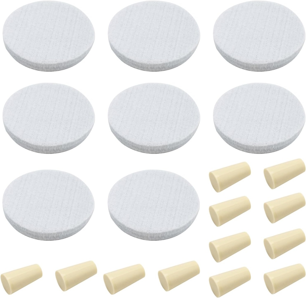 Reusable Cold Brew Coffee Filters and Stoppers Replacement Felt Filters Compatible with Toddy Cold Brew System Coffee Maker